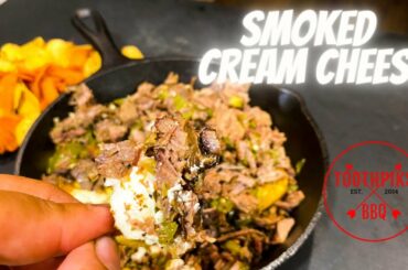 Smoked Cream Cheese | Brisket and Hatch Green Chili Recipe
