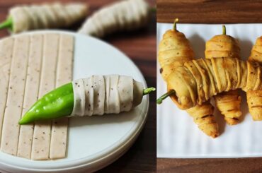 Mirchi Ke Pakode | Crispy Stuffed Green Chili Recipe | Evening Tea Time Snack Recipe | Divine Khana