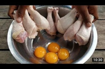 Amazing cooking chicken leg crispy with chili sauce recipe,Cooking chicken and eating delicious