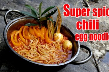 Azima daily-Dishes Noodles egg mixed chili cooked super spicy