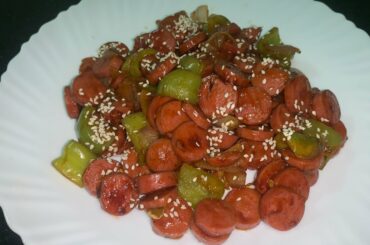 SAUSAGE CHILLI HOT DOG SPICY | EASY RECIPE | HOME RECIPE | M KUSINA RECIPE