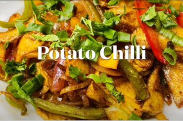 Potato Chilli Recipe | Quick and Easy Recipe #shorts #food #easyrecipe #snacks