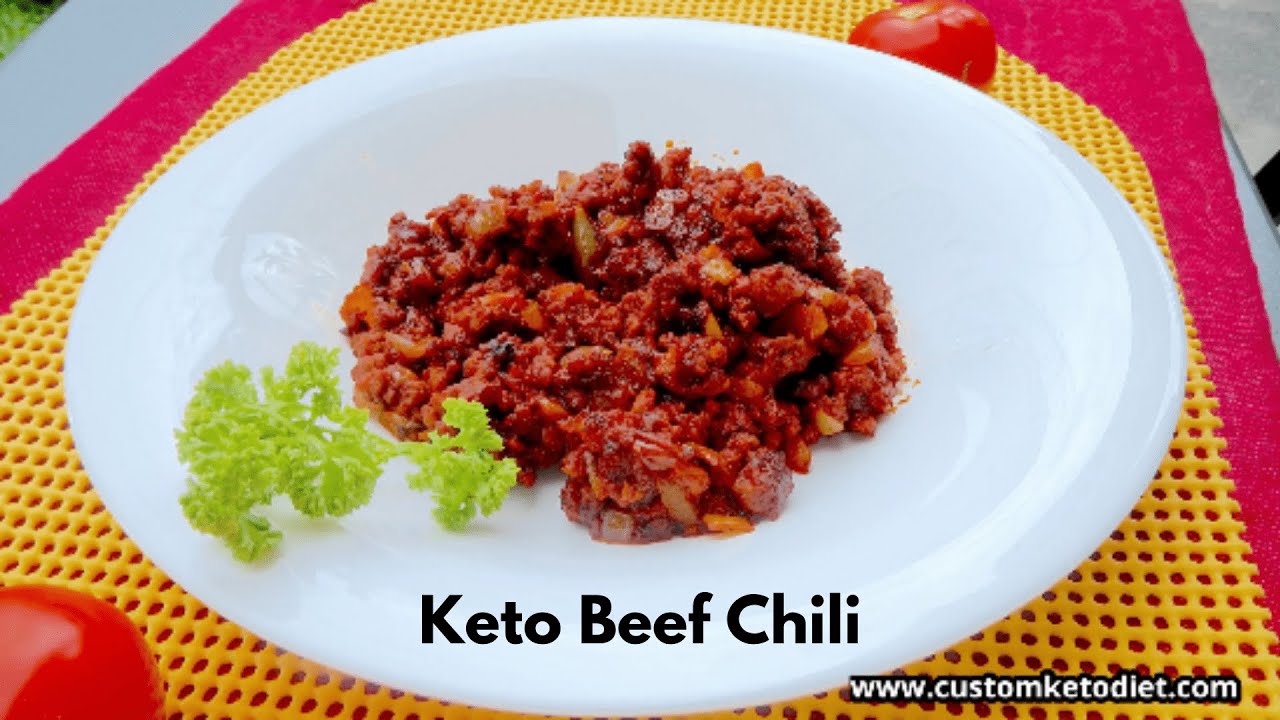 Custom Keto Diet Keto Beef Chili Recipe Chili Chili