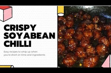 crispy chilli recipe | crispy soyabean chilli | chilli recipe #shorts#shortsvideo#ytshorts #trending