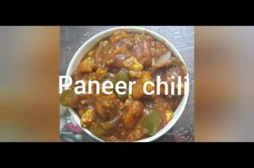 paneer chili recipe at home