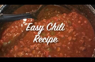 Easy Chili Recipe - Budget Friendly