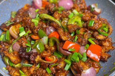 chilli prawns recipe | restaurant style chilli prawns recipe