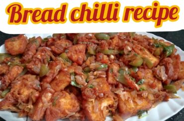 Bread chilli recipe | chilli Bread | Sanoos kitchens world