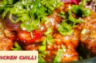 Chili chicken Easy, quick recipe |chicken chili recipe | Restaurant chicken chili dry |Chinese dish