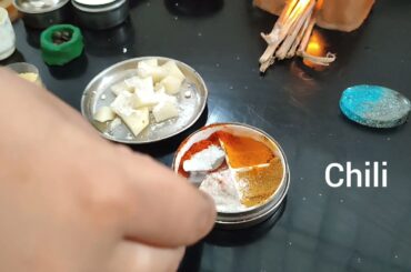 mini potato chili recipe| how to cook potato chili |by desi mini tadka