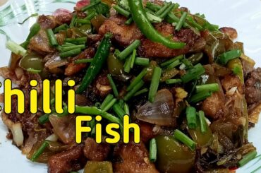 CHILLI FISH RECIPE || SWEET & SPICY CHILI FISH || Ali's kitchen