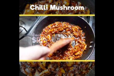 Chilli Mushroom Recipe in perfect Restuarnt style #shorts #indochineserecipes #trending