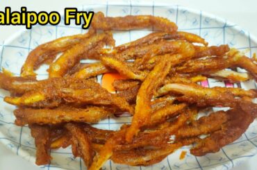 Valaipoo Fry in Tamil | Valaipoo Chilli | Banana Flower Chilli | Vegetarian Recipes in Tamil
