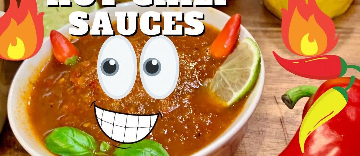CHILI GARLIC SAUCE + 2 Easy Chili Sauce Recipe. Sweet Thai chili sauce. Mexican chili sauce at home
