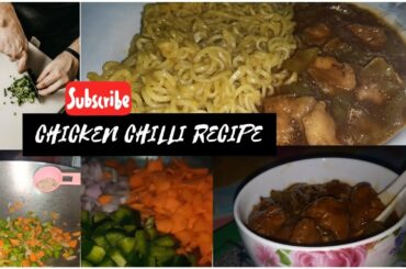 CHICKEN CHILLI RECIPE || HOMEMADE C CHICKEN CHILLI || ADDYCOOKS