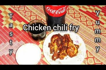 chicken chili fry tasty and easy recipe #youtube #easyrecipe #chicken #coke #coca.cola