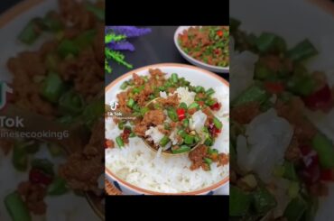 How to cooking ground chicken with chili red pepper#Recipe#cookingtips#short