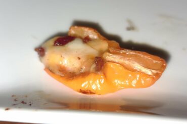 Habenero popper, the second one didn't hurt as bad