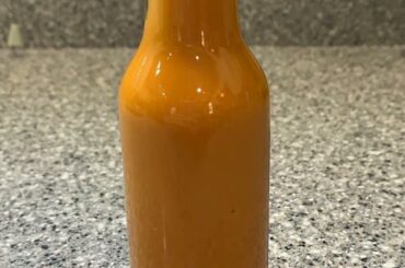 First original hot sauce I’ve made. Pleased with the results. It’s a carrot based Scorpion sauce with fresh basil and other ingredients