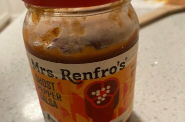 Mrs. Renfro’s Ghost Pepper the best super hot salsa!!!!!