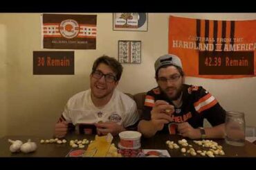 Eating 53 RAW Cloves of Garlic for the Cleveland Browns Week 2 Win. (Raw Garlic Challenge) (9x3+26)