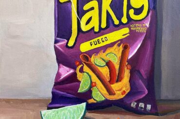I was inspired to paint Takis in oil on canvas. What do you think?