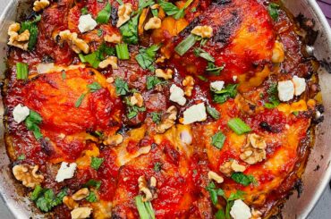 Homemade Harissa Honey Chicken Thighs