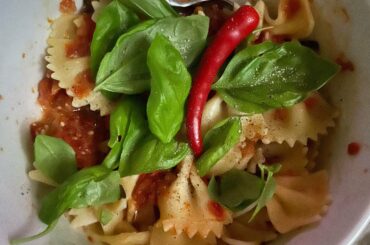 My go to for leftovers has been a fresh Thai Chili and basil