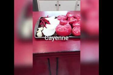 Home grown salsa (well mostly home grown)