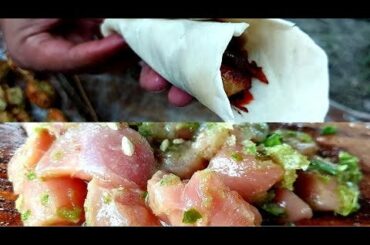 Best chicken kebab in the village area || Sahi kebab make in fanai kitchen || Turkish kebab