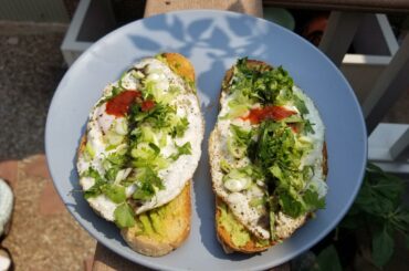 Avocado Egg Toast - My Favorite Hot Sauce Vehicle