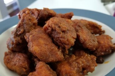 Made some hot chicken nuggets. So good!