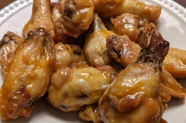 I made a terrible mistake. Homemade ghost/hab hot sauced wings. More in comments. [OC]