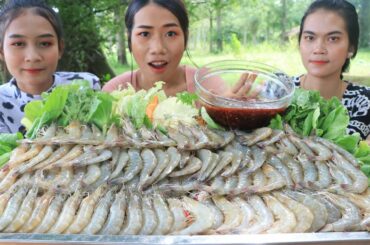 cooking and eating with shrimp raw with chili sauce recipe - Shrimp raw recipe