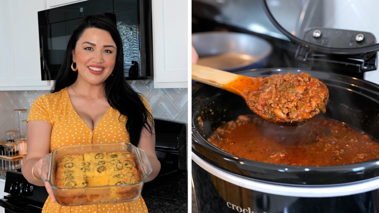 FAMOUS HOMEMADE CHILI AND CORNBREAD RECIPE Chili Chili