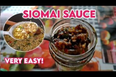 SIOMAI CHILI GARLIC SAUCE  RECIPE | QUICK & EASY