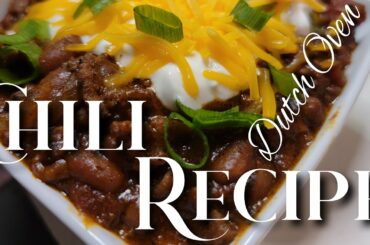 The Best Dutch Oven Chili | Fall Comfort Food
