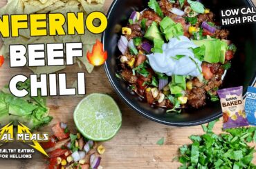 HOW TO Make HEALTHY CHILI Recipe! | INFERNO BEEF CHILI