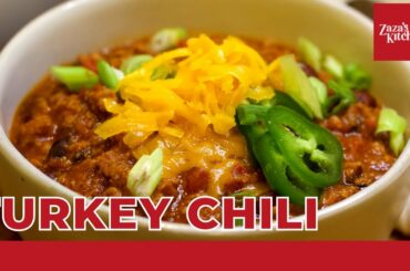 HOW TO MAKE HOMEMADE TURKEY CHILI! | Easy One-Pot Meal