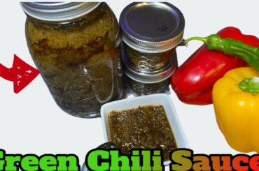 How To Make Fast Tasty Green Chili Sauce Recipe Step By Step
