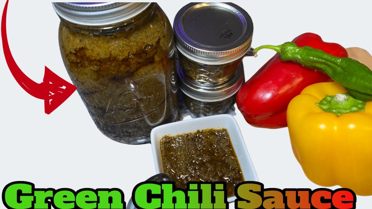 How To Make Fast Tasty Green Chili Sauce Recipe Step By Step Chili Chili
