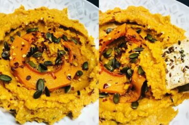 Easy Roasted Chili Butternut Squash Hummus