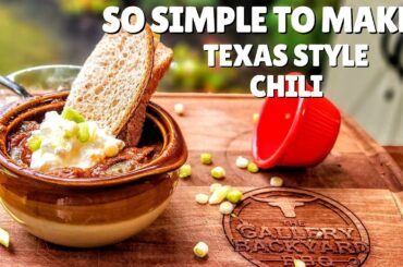 Texas Style Chili | The Best Chili Ive Ever Made