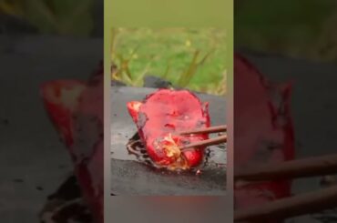 noodles and red chili recipe cooking on stone