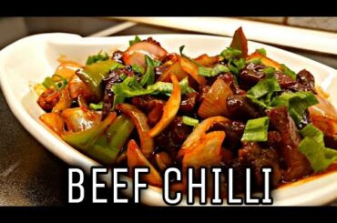 Beef chilli | How To Make Easy Restaurant Style Chilli | Spicy Beef Chilli Recipe | Beef Recipe