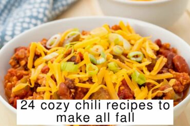 BREAKING NEWS! 24 cozy chili recipes to make all fall
