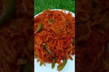 Red chili carlic maggi noodles recipe#Non-Veg foods.com
