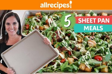 5 New Tasty Sheet Pans Recipes | Sheet Pan Frittata, Chili, Apple Crisp, Fried Rice, & B.L.T. Salad