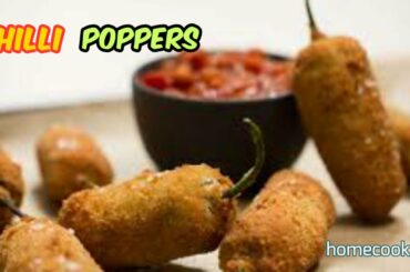 homecooking Chilli Poppers |Cheesy Chili Poppers |asy Snacks Recipes