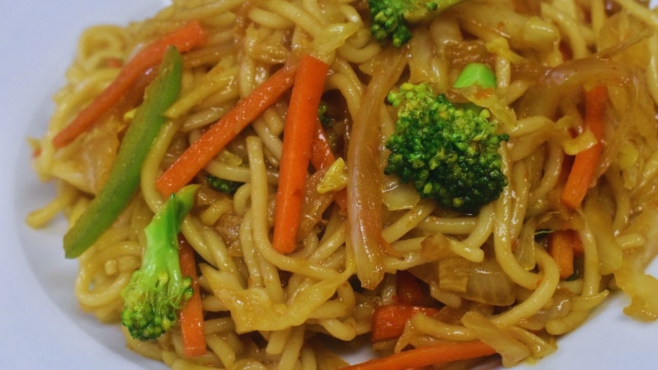 Hakka Noodles Recipe Veg Chili Garlic Noodles Burnt Chili Garlic